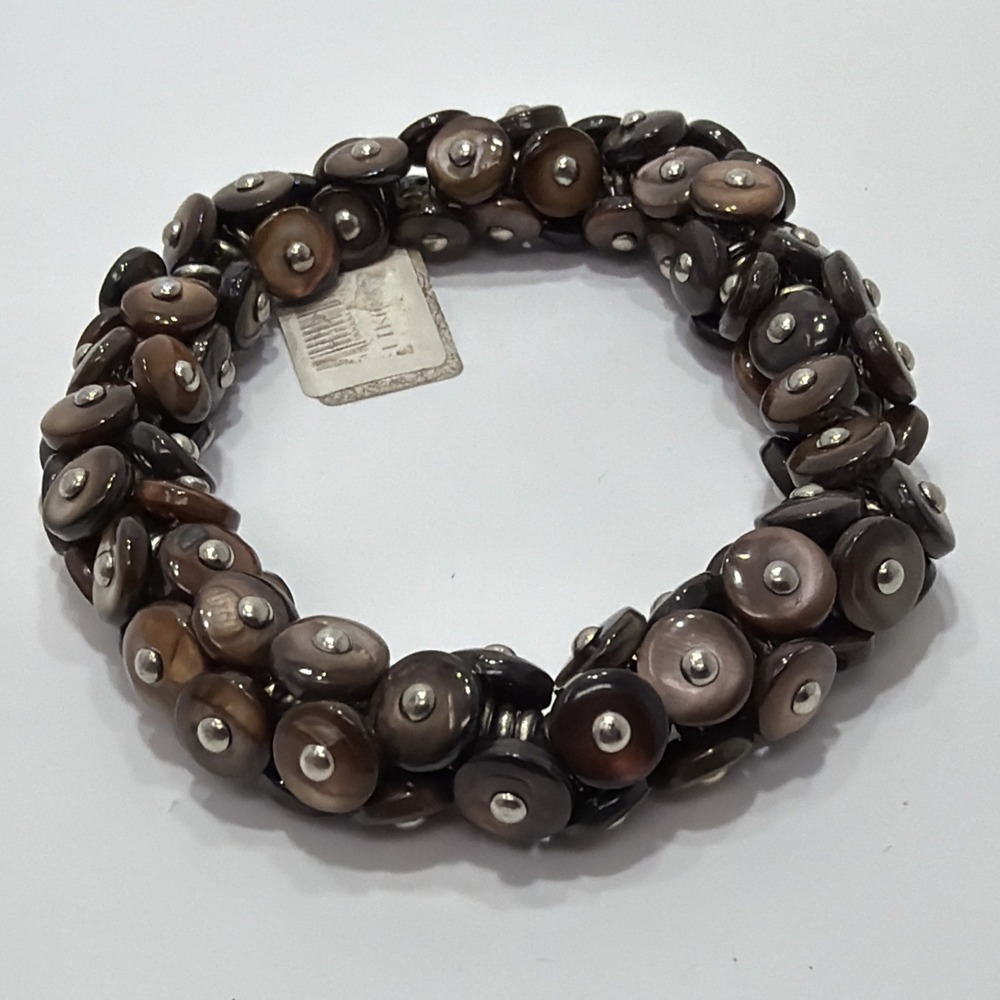 Boot Button Bracelet Vintage Victorian Antique Buttons M/L Multiple Colors Stret